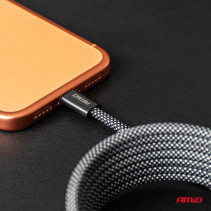 AMiO AMiO Magnetische USB - C naar USB - C Kabel 60W 1 Meter – Snelladen Oplaadsnoer en Data Kabel met Magnetische Aansluiting AMiO 2
