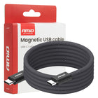 AMiO AMiO Magnetische USB - C naar USB - C Kabel 60W 1 Meter – Snelladen Oplaadsnoer en Data Kabel met Magnetische Aansluiting AMiO 1