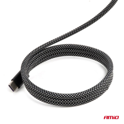 AMiO AMiO Magnetische USB - C naar USB - C Kabel 60W 1 Meter – Snelladen Oplaadsnoer en Data Kabel met Magnetische Aansluiting AMiO 6