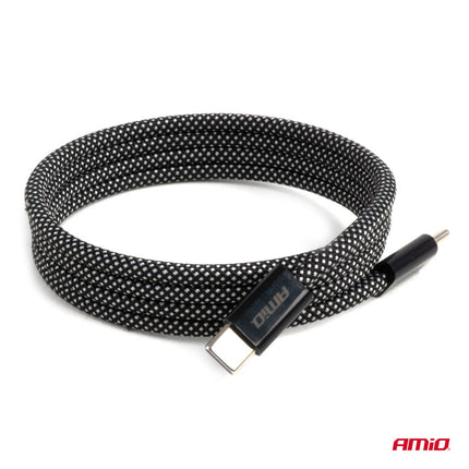 AMiO AMiO Magnetische USB - C naar USB - C Kabel 60W 1 Meter – Snelladen Oplaadsnoer en Data Kabel met Magnetische Aansluiting AMiO 5