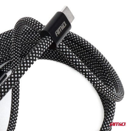 AMiO AMiO Magnetische USB - C naar USB - C Kabel 60W 2 Meter – Snelladen Oplaadsnoer en Data Kabel met Magnetische Aansluiting AMiO 7