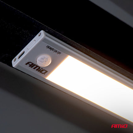 AMiO AMiO Oplaadbare Magnetische Sensor LED Lamp Klein 1.2W 1000mAh – Draadloze Bewegingssensor Verlichting USB-C Kast Gang AMiO 3
