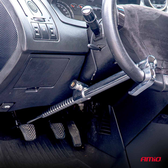 AMiO AMiO Pedaal- en Stuurslot Combi voor Maximale Diefstalbeveiliging AMiO 2