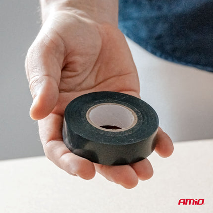 AMiO AMiO PVC Isolatietape Set 10 Stuks - Zwart 19mm x 20m x 0.13mm AMiO 2