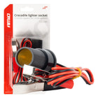 AMiO AMiO Sigarettenaansteker Adapter met Krokodillenklemmen 12V/24V - 100cm Kabel voor Auto en Truck AMiO 1