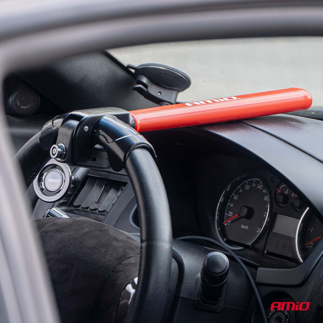AMiO AMiO Stuurwielslot Extra Stevig voor Auto en SUV Diefstalbeveiliging AMiO 2
