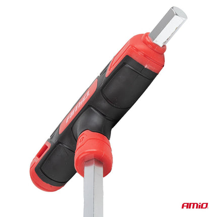 AMiO AMiO T-Greep Inbussleutel Set 8-delig CR-V Haakse Inbussleutels 2-10mm Imbus Hey Key AMiO 4