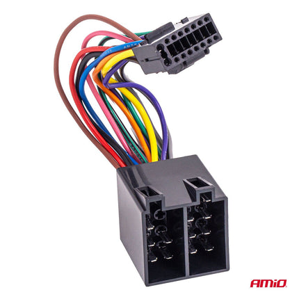 AMiO Android ISO Radio Adapter 12V 5A CCA – Universele Verloopstekker voor Autoradio en Multimedia Systeem - VCTparts.nl