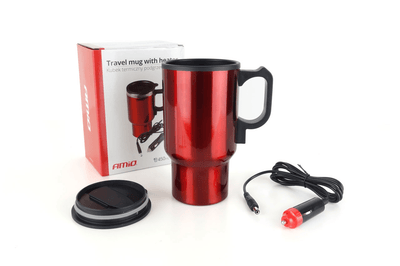 Amio Auto Coffee / Tea Confant Thermisch (12V) avec sous-papillon rouge