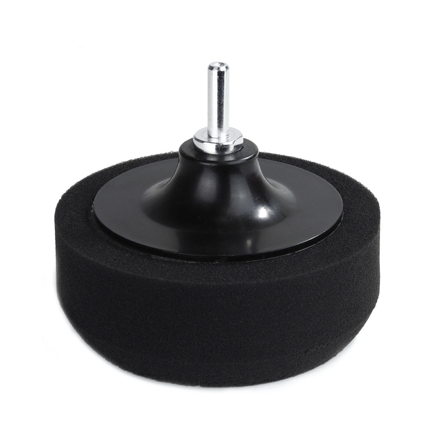 AMiO Auto Polijst Schuimborstels voor Boormachine (3 stuks) M14 (125mm) Rood - Wit - Zwart - VCTparts.nl