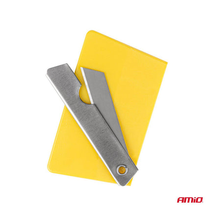 AMiO Auto Raamfolie Tint Vinyl Zwart 75x300cm (15%) zwarte Ramenfolie 2 stuks voor Zonwering en Privacy met Strijkpas (set) - VCTparts.nl