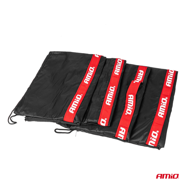 AMiO Autoband Wielhoezen Set 13 - 19 Inch - Bescherming en Opslag voor Autowielen Waterdicht Zwart - VCTparts.nl