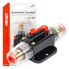 AMiO Automatische Zekering Circuit Breaker 12 - 48V 80A - Resetbare Zekering voor Auto Motor Stereo en Audio - VCTparts.nl