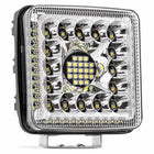 AMiO AWL13 Werklamp Verstraler Spot Vierkant 77LED 9 - 36v 6000K Wit - VCTparts.nl