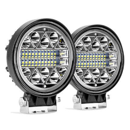 AMiO AWL16 Werklamp Verstraler Spot Rond 26LED 9 - 36v 6000K Wit 2 stuks (set) - VCTparts.nl