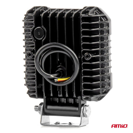 AMiO AWL68 LED Werkverlichting 54W 6500K 10000lm 9 - 36V - IP67 SPOT Verlichting Vierkant - VCTparts.nl
