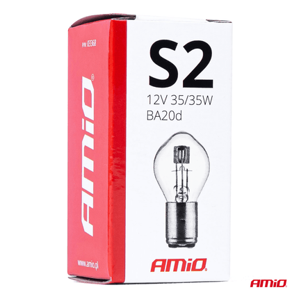 AMiO BA20D Halogeen 12V 35W S2 Wit [Koplamp - Dagrijverlichting] - VCTparts.nl