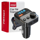 AMiO AMiO Bluetooth FM Transmitter Auto – USB‑C + USB‑A Snellader Handsfree Bellen Muziek AMiO 1