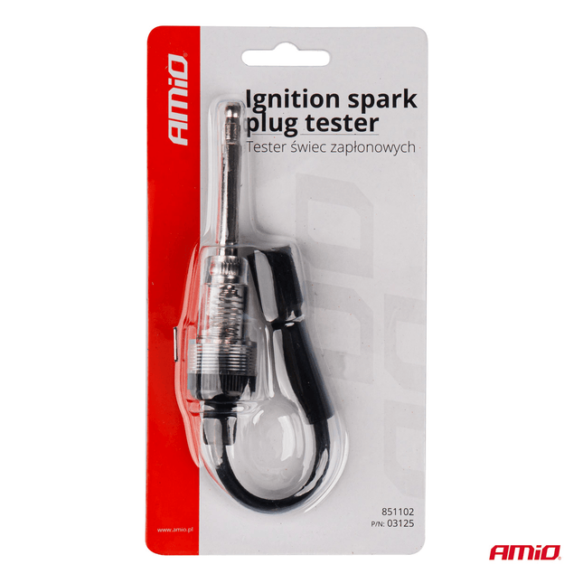 AMiO Bougie / Spark plug Test Gereedschap SPT - 2 (10kV - 40kV) Transparant - VCTparts.nl
