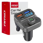 AMiO Car FM Transmitter – 2×USB - A en 1×USB - C – 12V/24V – Bluetooth – Handsfree Bellen en Snelladen AMiO 1