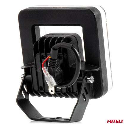 AMiO AWL57 LED Werkverlichting 45W 6500K 8000lm 9-36V - Robuuste Verlichting Vierkant - VCTparts.nl