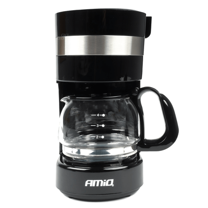 AMiO Koffiezetapparaat Auto Koffiezetter met Koffiekan (24v/250w) Zwart met Contraplug - VCTparts.nl