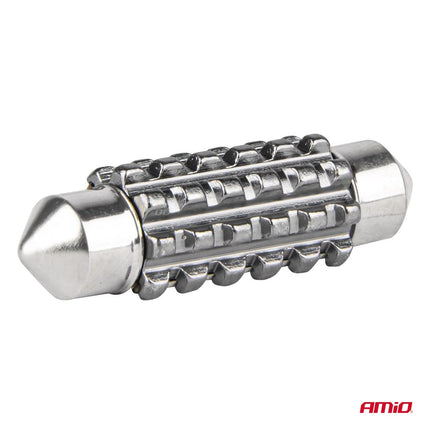AMiO LED CANBUS lampen 12SMD Festoon C5W 2016 39mm Wit 12/24V - VCTparts.nl