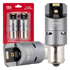 AMiO LED CANBUS PRO-serie BAU15S PY21W 2x1860 SMD Amber 12V 24V - VCTparts.nl