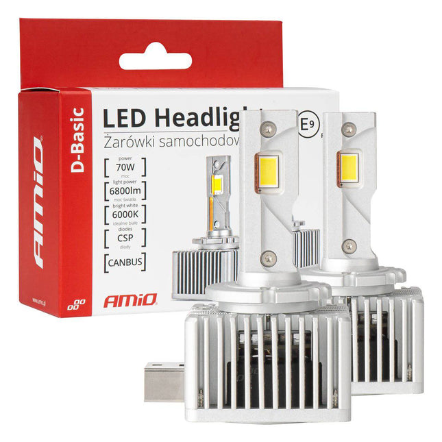 AMiO LED Koplampen D-Basic-serie D3S/D8R/D3R Dimlichten Wit - VCTparts.nl