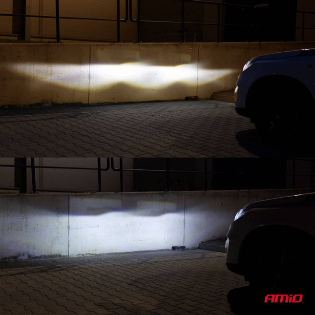 AMiO LED Koplampen FLEX+ Serie H4/H19 canbus 6000K 12-24V Dimlichten Wit - VCTparts.nl