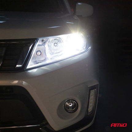 AMiO LED Koplampen FLEX+ Serie H4/H19 canbus 6000K 12-24V Dimlichten Wit - VCTparts.nl