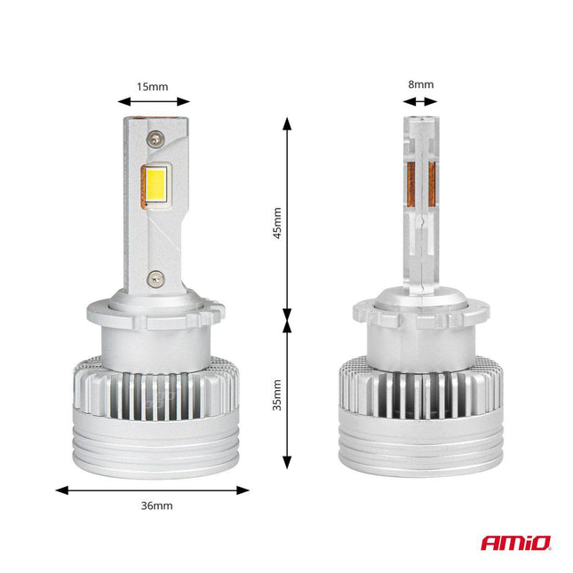 AMiO LED Koplampen X AllinOne-serie D2S D2R D4S D4R canbus 6000K Dimlichten Wit - VCTparts.nl