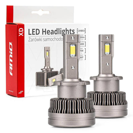 AMiO LED Koplampen XD-serie D2S/D2R – Krachtige LED Dimlichten in Helder Wit - VCTparts.nl