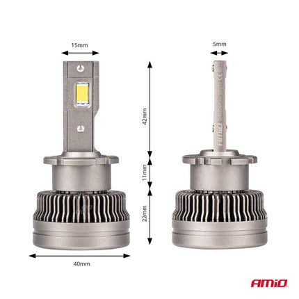 AMiO LED Koplampen XD-serie D4S/D4R – Krachtige LED Dimlichten voor Helder Wit Licht - VCTparts.nl