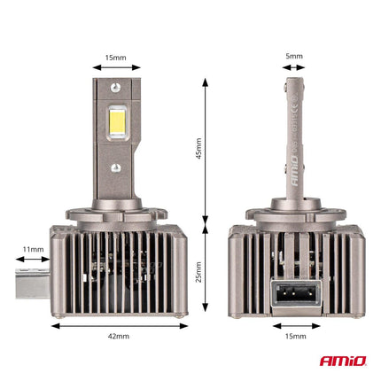 AMiO LED Koplampen XD-serie D8S – Krachtige LED Xenon Vervangingslampen - VCTparts.nl