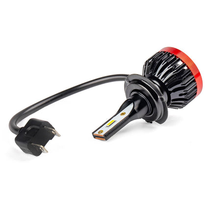 AMiO Dimlicht LED H7/H18 Koplampen 6000k Wit met Ventilator (set) [Witte koplampen - Witte Dimlichten] - VCTparts.nl