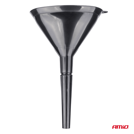 AMiO Drie - Delige Elliptische Universele Trechter met Filtergaas en Twee Tuiten 14cm Diameter Zwart - VCTparts.nl