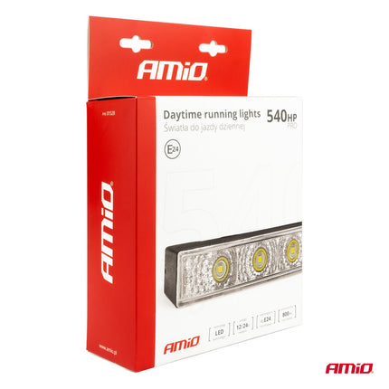 AMiO AMiO DRL 540 PRO Dagrijverlichting 125mm - Compacte LED Set met Hoge Lichtopbrengst 12V en 24V AMiO 9