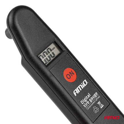 AMiO Drukmeter 10 Bar 3 - 150 PSI Bandenspanningsmeter Ventieldruk Meetsysteem - VCTparts.nl