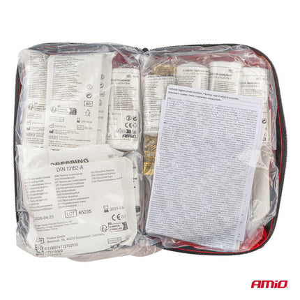 AMiO EHBO-kit in Soft Case DIN 13164 - Compacte Verbandtas voor Auto AMiO 7