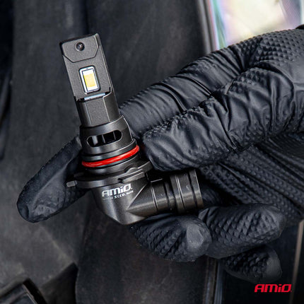 AMiO F25 PRO BLACK Edition HB3 LED Koplampen 12/24V 7646 Lumen 6000K Daglichtwit FULL CANBUS - VCTparts.nl