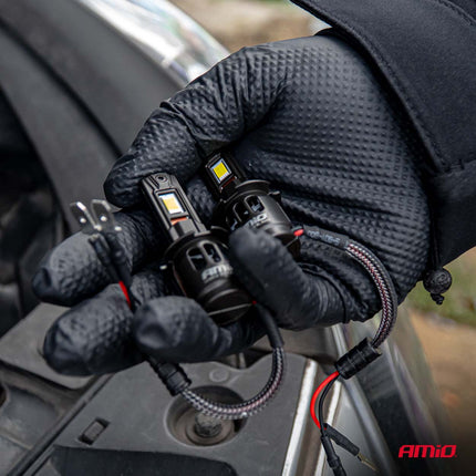 AMiO F25 PRO BLACK FULL CANBUS H3 – 68W 6000K Wit 12V/24V - Hoge Helderheid - VCTparts.nl