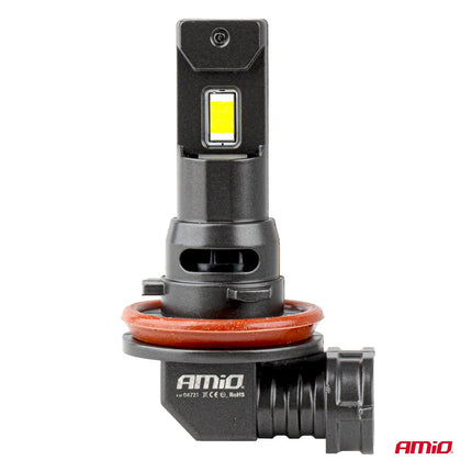 AMiO F25 PRO BLACK FULL CANBUS H8 H9 H11 H16 – 68W 6000K Wit 12V/24V - Hoge Helderheid - VCTparts.nl