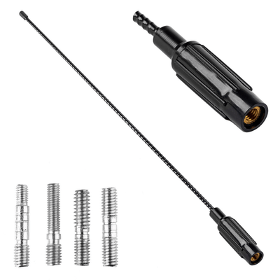 Amio FM / AM Antenne Mini Universal avec 4 adaptateurs noirs (41 cm)
