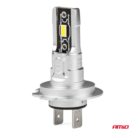 AMiO H7 + T10 Dimlicht & Parkeerlicht LED Mini 6500k Wit (set) [Witte Koplampen - Witte Parkeerlichten] - VCTparts.nl