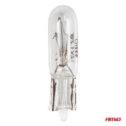 AMiO Halogeenlampen T5 12V 1.2W W2x4.6d Wit – 10 Stuks Doos - VCTparts.nl