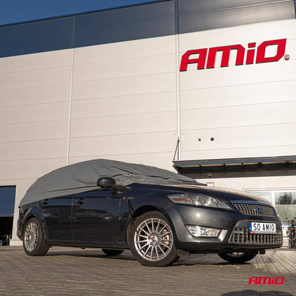 AMiO Halve Autohoes - Beschermhoes voor Bovenkant van Voertuigen KOMBI - Weerbestendige Bescherming tegen Sneeuw IJs Stof en UV - straling - VCTparts.nl
