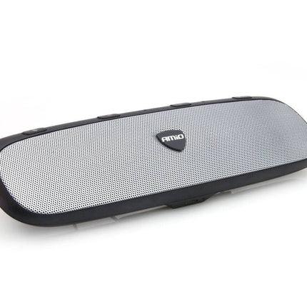 AMiO Hands - free Bluetooth Auto Carkit Speaker met QC 3.0 USB Lader Grijs - VCTparts.nl