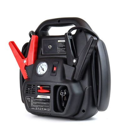 AMiO Jump Starter 12V 17Ah 900A 4in1 – Multifunctioneel Auto Accu Starter, Powerbank en Compressor JS01 Noodsituatie - VCTparts.nl