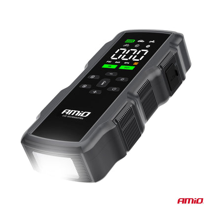 AMiO Jumpstarter 12V 17Ah 900A 4-in-1 met Compressor en Powerbank - Starthulp voor Auto AMiO 5